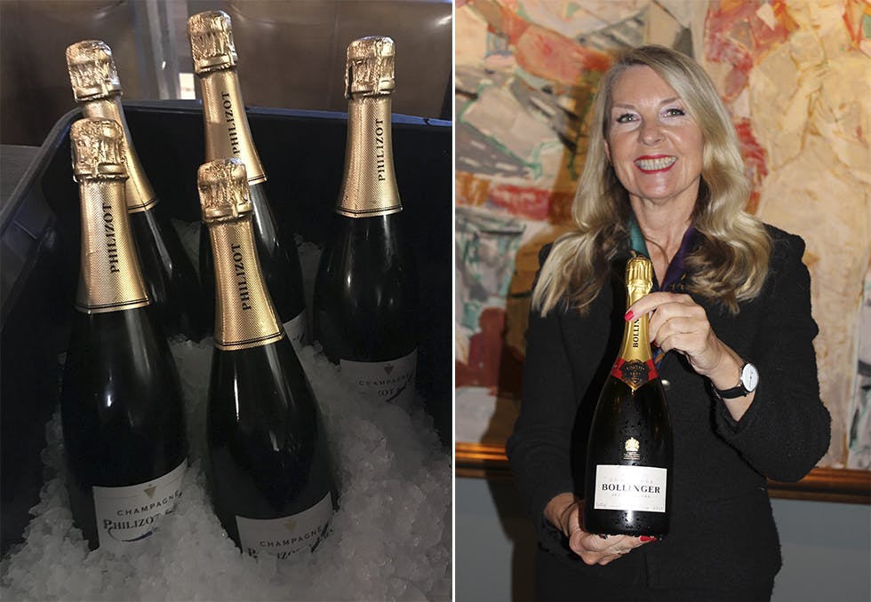På kursene ser, lukter, smaker og skåler vi i champagne og rødvin. Champagne til jul og nyttår